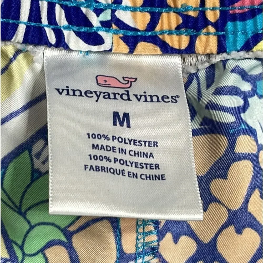 VINEYARD‎ VINES TROPICAL PRINT  MENS  SWIM TRUNKS   SIZE M